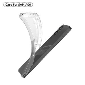 Para <span class=keywords><strong>Samsung</strong></span> <span class=keywords><strong>Galaxy</strong></span> A06 Funda transparente con <span class=keywords><strong>4</strong></span> Esquinas reforzadas Slim Fit Funda de teléfono de TPU flexible a prueba de golpes para <span class=keywords><strong>Samsung</strong></span> <span class=keywords><strong>Galaxy</strong></span> A06 - Product Image 4
