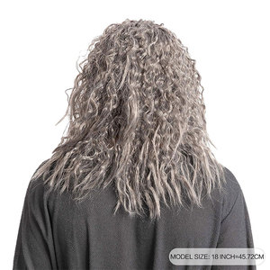 FH p14907 bán buôn cosplay màu xám tổng hợp tóc giả cho nam giới - Product Image 4