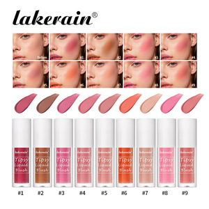 Lakerain-Fard à joues liquide et poudré, hydratant naturel, carmin avec ton rose et rouge pour le visage. - Product Image 1