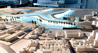 Modèles architecturaux et immobiliers modernes de haute qualité personnalisés en usine, conception de villas, éclairage LED, processus écologique, affichage