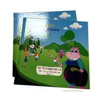 Livre pour enfants relié de haute qualité, personnalisé, écologique, en gros, impression offset, pelliculage couleur, papier fantaisie