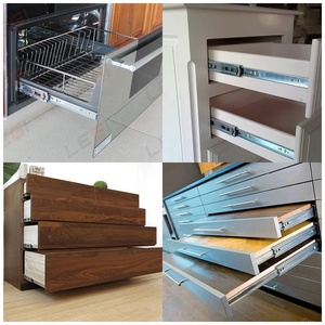 SNEIDA卸売家具ハードウェアキャビネットアクセサリー引き出しレールボールベアリング伸縮式引き出しスライド - Product Image 6