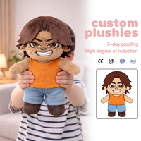 Muñeco de Peluche Personalizado con Diseño Personalizado y MOQ Bajo, Fabricantes de Peluches Personalizados de Anime