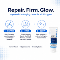 Crème au Cuivre Peptide 12 Marque Blanche Pureté 99% Tripeptide-1 de Cuivre GHK-Cu Multi-Peptide Anti-Âge Raffermissant Améliorateur d'Élasticité