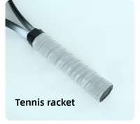 Bande adhésive plate en PU pour raquettes de badminton/tennis, bandes de poignée antidérapantes pour cannes à pêche, ruban de maintien anti-transpiration Erping YMQ-010