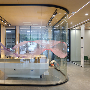 Proveedor de China, suministro al por mayor, pared divisoria de vidrio <span class=keywords><strong>Diy</strong></span> para oficina/impresión de vidrio templado, vidrio divisorio para oficina - Product Image 4