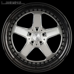 LSGZL 3 pièces roue forgée <span class=keywords><strong>Promotion</strong></span> roue Cnc Machine jante en alliage de voiture 16 18 pouces 6x114.3 pour Nissan - Product Image 3