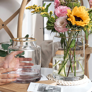 Décoration de salon tendance, <span class=keywords><strong>vase</strong></span> <span class=keywords><strong>en</strong></span> <span class=keywords><strong>verre</strong></span> <span class=keywords><strong>pour</strong></span> <span class=keywords><strong>terrarium</strong></span> de fleurs, décoration nordique, décoration de la maison, <span class=keywords><strong>grand</strong></span> <span class=keywords><strong>vase</strong></span> - Product Image 3