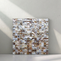 Vente en gros de mosaïques de 300x300 mm sur le thème de l'océan, design coquillage, Foshan, imperméables, texture 3D, carreaux pour maison de plage