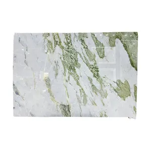 Natural Polished New Ice Connect Marble Slabs