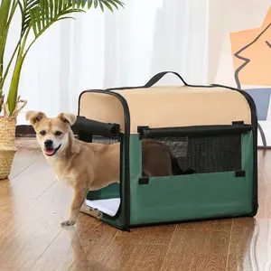 Chenil universel pour animaux de compagnie quatre saisons hiver chaud pliable grand chien chiot cage intérieur extérieur maison tente avec maille - Product Image 3