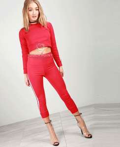 Conjunto de chándal con logotipo personalizado para mujer, conjunto de 2 piezas de Sudadera con capucha de algodón 100% - Product Image 4