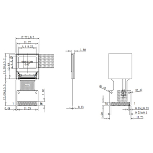 Màn hình TFT siêu nhỏ 0.42 inch 96*54 SPI <span class=keywords><strong>Mini</strong></span> TFT <span class=keywords><strong>LCD</strong></span> hiển thị 0.42 inch 16pin st7735p3 siêu nhỏ <span class=keywords><strong>LCD</strong></span> Module bảng điều chỉnh nhà máy - Product Image 6