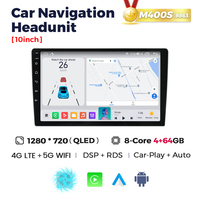 MEKEDE - Estéreo para Auto con Pantalla QLED Android, el Más Reciente del Mercado, para Unidad Principal Universal de 9/10 Pulgadas, Compatible con Cámara de 360° y Control por Voz