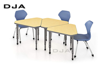 Table de lecture et de repas réglable moderne pour enfant, mobilier scolaire collaboratif pour chambre d'étudiant, bureau et chaise