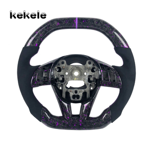 Volante Personalizado para Mazda3 Mazda6 <span class=keywords><strong>CX3</strong></span> CX5 Axela8, Fibra de Carbono Forjada, Gamuza Deportiva, Totalmente Personalizable - Product Image 1