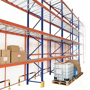 Özelleştirilmiş Ağır Hizmet Tipi 3 Katmanlı Soğuk Haddelenmiş Çelik Drive-In <span class=keywords><strong>Mezzanine</strong></span> Raf Sistemi Çok Katlı Depolama Raf Sistemi Fabrika Fiyatı - Product Image 1