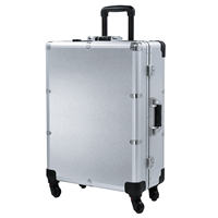 Valise à roulettes à éclairage led extra large studio de maquillage cosmétique professionnel avec haut-parleur