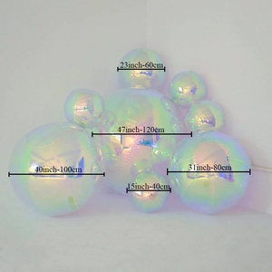<span class=keywords><strong>Boule</strong></span> miroir irisée sphère boules miroir ballon géant <span class=keywords><strong>boule</strong></span> gonflable grand miroir gonflable publicité ballon gonflable - Product Image 4