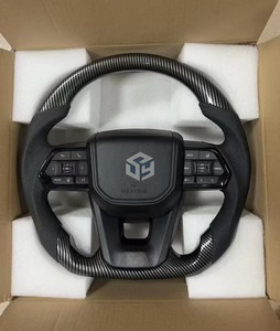 <span class=keywords><strong>Volant</strong></span> <span class=keywords><strong>en</strong></span> fibre de carbone noir ou Hydro Dip Piano pour Toyota Land Cruiser Prado assemblage de <span class=keywords><strong>volant</strong></span> <span class=keywords><strong>en</strong></span> grain de <span class=keywords><strong>bois</strong></span> ancien à nouveau - Product Image 1