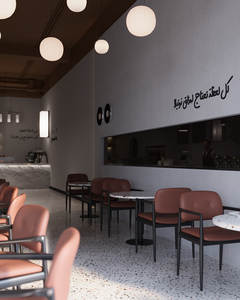 Meuble pour boutique de confiseries design tendance en bois présentoir pour café beignet moderne comptoir de bar pour café - Product Image 3