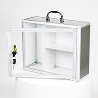 Boîte à médicaments en alliage d'aluminium personnalisée avec logo, fermeture à clé, portable, pour l'usine d'électronique du Vietnam