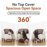 Bac à litière pour chat à ouverture supérieure, marque privée, autonettoyant, multi-capteurs, anti-pincement, facile à utiliser, toilette automatique pour chat