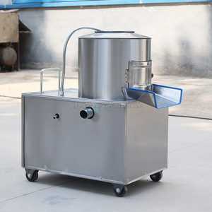 Máquina de limpieza y pelado de patatas de acero inoxidable pequeña para <span class=keywords><strong>el</strong></span> hogar, máquina peladora de jengibre y <span class=keywords><strong>patata</strong></span> dulce automática comercial - Product Image 3