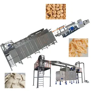 mini soybean textured vegetarian soya chunk extrusion soy meat protein concentrate making machines