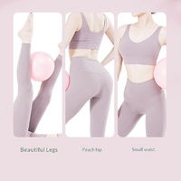 Ballon de Pilates et de yoga rond en gel de silice, épaissi, anti-explosion, élastique, pour l'équilibre, diamètre 50 cm, équipement de fitness pour femmes
