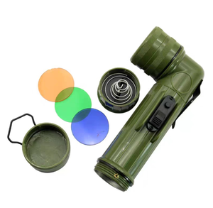 DF Definite Outdoor GPS Sports Olive Green L Shape <b>Hook</b> Map Reading Flashlight with <b>Clips</b> - Product Image 4