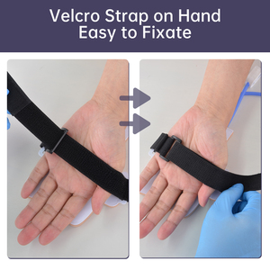 Modèle d'entraînement à la phlébotomie et à la ponction veineuse, mannequin de main dorsale en PVC portable, kit de démarrage IV pour l'entraînement aux injections - Product Image 4