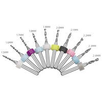 Kit de Brocas para Placas de Circuito Impreso, Broca de Acero de Tungsteno Mini, Se Utiliza para Limpiar las Boquillas de Impresoras 3D, para Placas de Circuito e Impresión 3D