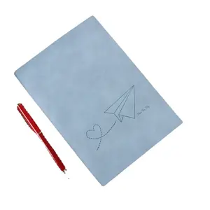 Copertina morbida pura in pelle 2024 Notebook Planner Agenda taccuino personalizzato per Business Planner per ufficio e promozione