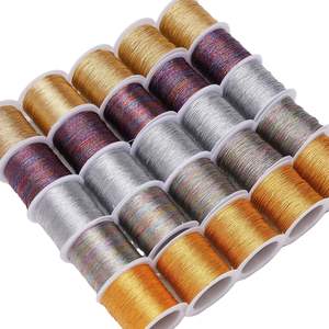 Fil irisé à <span class=keywords><strong>6</strong></span> brins, fil torsadé, fil doré, corde tressée, fil pour bracelet DIY, corde tressée - Product Image 3