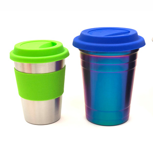 <span class=keywords><strong>Amazon</strong></span> Venta caliente de doble pared 16Oz Acero inoxidable cerveza taza aislado taza - Product Image 5