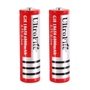 Batterie lithium-ion UtroFite 18650 3,7 V 6800 mAh rechargeable pour lampes de poche et lampes de camping - Product Image 3