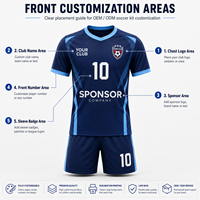 En gros Short de football pour garçons imprimé par transfert thermique, en tissu léger à séchage rapide, avec motif personnalisé, pour la maternelle et les jeunes
