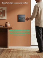 Tuya M8-Pro ZigBee Smart Display, Contrôle d'éclairage intelligent, Boutons en alliage d'aluminium et PC, Compatible avec l'application Smart Life, Commande vocale à distance