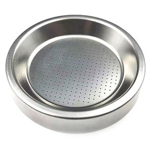 Italian <b>Coffee</b> Machine Handle Stainless Steel <b>Coffee</b> Powder Bowl Precision Powder Slot Extraction <b>Filter</b> Powder Basket - Product Image 1