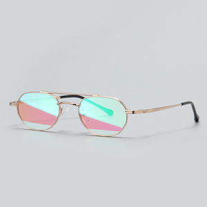 Gafas Anti Luz Azul, Montura Octogonal Completa, Lentes de Resina, Unisex, Modernas, Ligeras, Gafas Ópticas para Adultos - Product Image 5