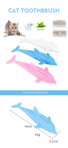 Yiwu Customized <b>Cat</b> Mint Ball Pet <b>Toys</b> Fish-Shaped <b>Interactive</b> Teeth Cleaning <b>Toy</b> Silicone Wholesale for <b>Cats</b> Licking Catnip - Product Image 5