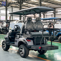 Voiturette de golf électrique CAMP 4 places, batterie lithium 72V, certifiée CE, véhicule utilitaire pour quartier et communauté, Club Car