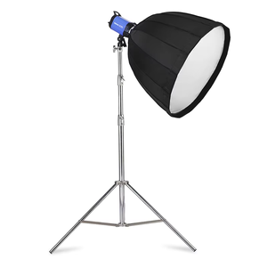 Équipement de studio <span class=keywords><strong>Hoto</strong></span> Diffusion en direct en acier inoxydable 2.8M Trépied rembourré à ressort Support léger robuste pour Softbox - Product Image 6
