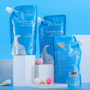 2025 limpieza Natural pura reparación del acné cicatrices de acné hidratante ácido salicílico máscara de frotis de helado Facial - Product Image 6