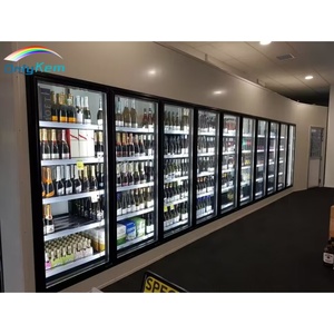 Chambre froide à température unique pour magasin de proximité, congélateur à accès piétonnier, vitrine réfrigérée, porte vitrée, refroidisseur à marche lente - Product Image 2