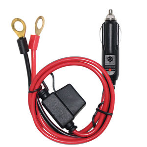 10A Menyatu 12V Pemantik Rokok Mobil Wanita Adaptor USB dengan PENUTUP UNTUK 2 Ring Terminal Terhubung Kabel Ekstensi - Product Image 6