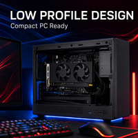 Carte graphique GTX 750 Ti 2 Go GDDR5 128 bits, profil bas, double ventilateur, GPU gaming pour PC de bureau, pièces d'ordinateur GTX750Ti