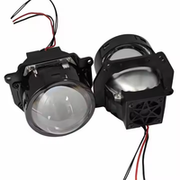 Super Luminosité 3 Pouces 50W 12V 10000LM 6000K Voiture Led Phare Lumière Bi Led Projecteur Lentille Led Phares pour Voiture