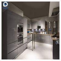 Meubles de cuisine modulaires modernes de luxe, écologiques et ignifuges, garantie 5 ans pour villas, appartements et projets résidentiels